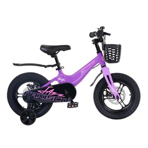 Велосипед 14 Maxiscoo JAZZ Pro, цвет Фиолетовый Матовый