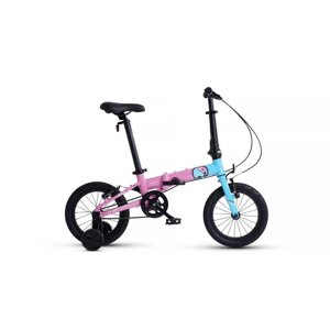 Велосипед 14 Maxiscoo S007 PRO, цвет Розовый с Синим