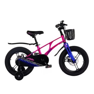 Велосипед 16 Maxiscoo AIR Pro, цвет Розовый Жемчуг