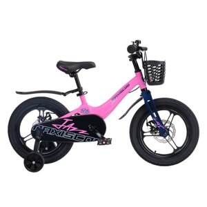 Велосипед 16 Maxiscoo JAZZ Pro, цвет Розовый Матовый