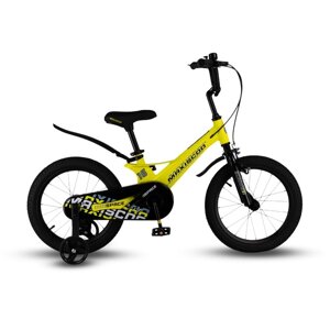 Велосипед 16 Maxiscoo SPACE Стандарт, цвет Желтый Матовый
