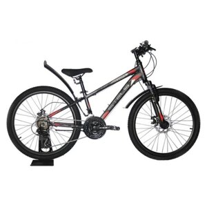 Велосипед 24” Stels Navigator-400 MD, F010, рама 12”цвет серый/красный