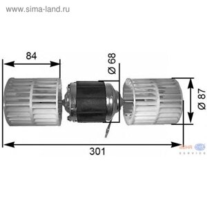 Вентилятор охлаждения HELLA 8EW351034-041