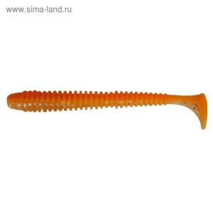 Виброхвост Helios Liny Catcher Orange & Sparkes, 6 см, 12 шт. (HS-5-022)