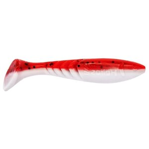 Виброхвост Helios Slash Red & White, 6.7 см, 10 шт. (HS-19-003)