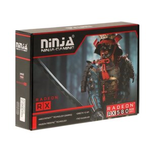 Видеокарта ninja RX580, 8гб, 256bit, GDDR5, HDMI, DP, HDCP