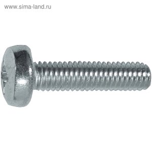 Винт Steelrex, с полукруглой головкой, оцинкованный, DIN7985, М4х50 мм, 500 шт