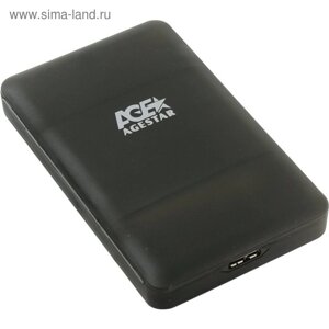 Внешний корпус для HDD/SSD AgeStar 31UBCP3 SATA пластик черный 2.5"