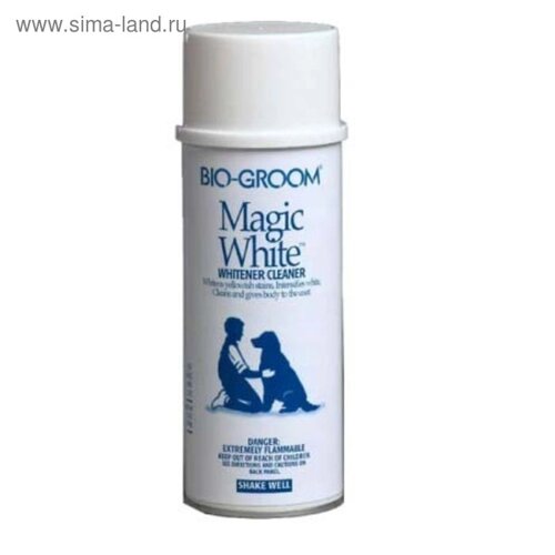 Выставочный спрей-мелок Bio-Groom Magic White белый, 284 мл