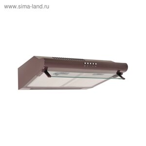 Вытяжка MBS CROCUS 150 BROWN, плоская, 400 м3/ч, 3 скорости, 50 см, коричневая