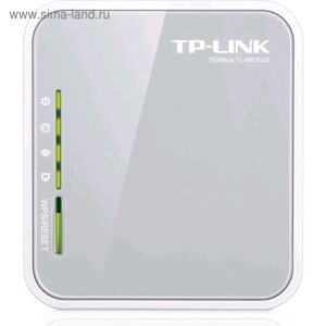 Wi-Fi роутер беспроводной TP-Link TL-MR3020 N300, 10/100 Мбит, 4G ready, белый