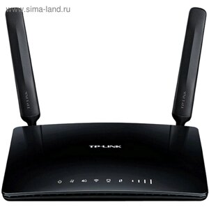 Wi-Fi роутер беспроводной TP-Link TL-MR6400 N300, 10/100 Мбит, 4G cat. 4, чёрный