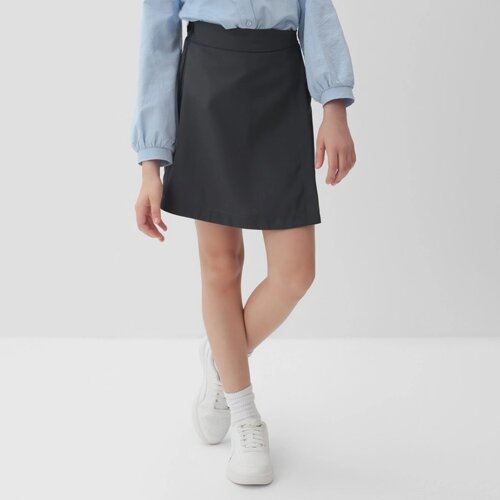 Юбка-шорты для девочки MINAKU цвет серый, рост 152 см