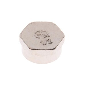 Заглушка AQUALINK, 1/2", внутренняя, никелированная латунь