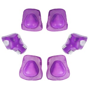 Защита роликовая ONLYTOP, размер универсальный, цвет фиолетовый