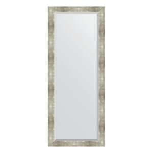 Зеркало напольное с фацетом в багетной раме, алюминий 90 мм, 81x201 см