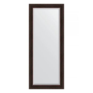 Зеркало напольное с фацетом в багетной раме, темный прованс 99 мм, 84x204 см