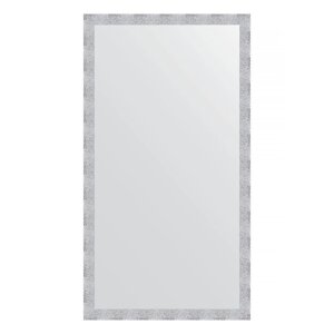 Зеркало напольное в багетной раме, чеканка белая 70 мм, 108 x 197 см, EVOFORM