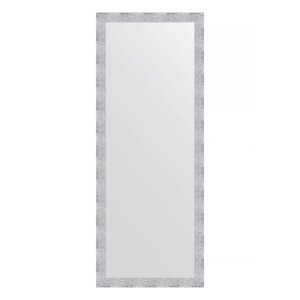 Зеркало напольное в багетной раме Evoform, чеканка белая, 70 мм, 78x197 см