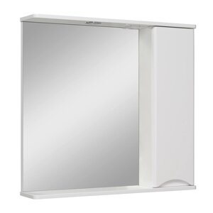 Зеркало-шкаф для ванной комнаты "Афина 80" правый, 16 х 80 х 75 см