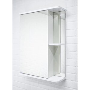 Зеркало шкаф для ванной комнаты Айсберг Норма 1-50, левый
