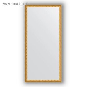 Зеркало в багетной раме - сусальное золото 47 мм, 72 х 152 см, Evoform