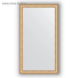 Зеркало в багетной раме - версаль кракелюр 64 мм, 75 х 135 см, Evoform