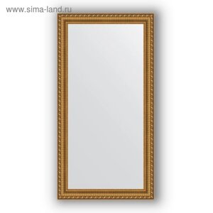 Зеркало в багетной раме - золотой акведук 61 мм, 54 х 104 см, Evoform
