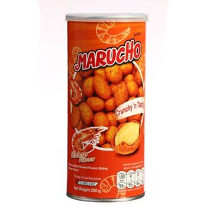 Жареный арахис "Marucho" в глазури со вкусом креветок 200 г