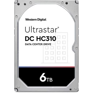 Жёсткий диск WD 0B36039 HUS726T6tale6L4 server ultrastar DC HC310, 6 тб, SATA-III, 3.5"