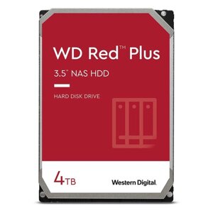 Жесткий диск WD SATA-III 4TB WD40EFPX NAS red plus (5400rpm) 256mb 3.5"