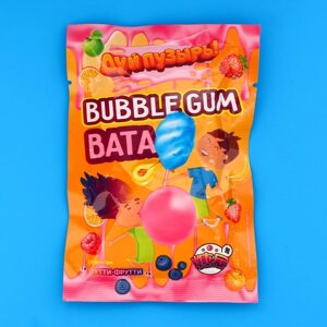 Жевательная резинка "Дуй пузырь! Bubble gum вата" 5 г