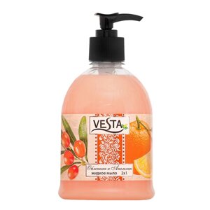 Жидкое мыло Vesta 2 в 1 «Облепиха и апельсин», 500 мл