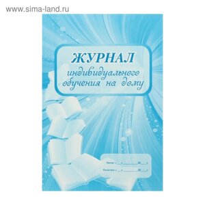 Журнал индивидуального обучения на дому А4, 24 листа, обложка мелованный картон 215 г/м²блок писчая бумага 60 г/м²