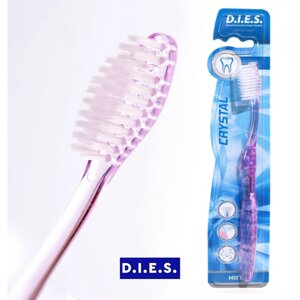 Зубная щётка D. I. E. S Кристалл, мягкая, 1 шт. МИКС