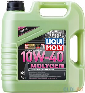 8538 LiquiMoly НС-синт. мот. масло Molygen New Generation 10W-40 (4л)