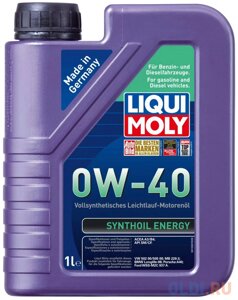 9514 LiquiMoly Синт. мот. масло Synthoil Energy 0W-40 SN A3/B4 (1л)