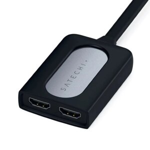 Адаптер Satechi Type-C Dual HDMI для MacBook Серебро ST-TCDHAS