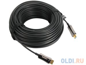 Активный оптический кабель HDMI 19M/M, ver. 2.0, 4K@60 Hz 50m VCOM D3742A-50M