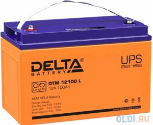 Батарея для ибп delta DTM 12100 L 12в 100ач