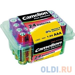 Батарейки Camelion Plus Alkaline AAA 24 шт PB-24