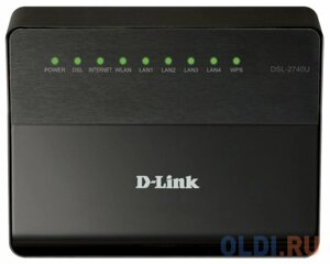 Беспроводной маршрутизатор ADSL D-Link DSL-2740U/R1A