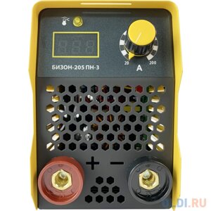 БИЗОН-205ПН-3 Сварочный инвертор [БИЗОН-205ПН-3]3,1*220В,А20-200, электр. 1,6-4мм (акс. в компл.