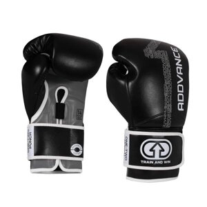 Боксерские перчатки Addvance Gel Black/Grey, 14 OZ