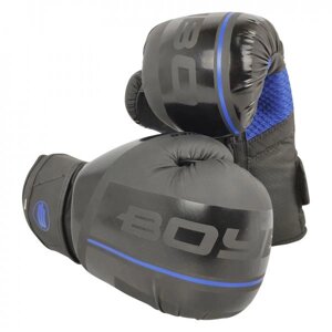 Боксерские перчатки BoyBo B-Series BBG400 Black/Blue, 14 OZ