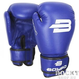Боксерские перчатки BoyBo Basic Blue, 14 OZ