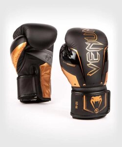 Боксерские перчатки Elite Evo Black/Bronze, 10 OZ