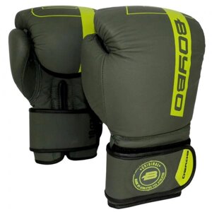 Боксерские перчатки Fusion Grey/Green, 12 OZ