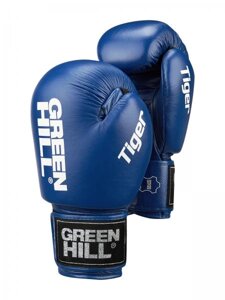 Боксерские перчатки Tiger синие, 10 OZ
