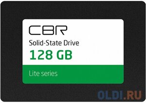 CBR SSD-128GB-2.5-LT22, внутренний SSD-накопитель, серия lite, 128 GB, 2.5, SATA III 6 gbit/s, SM2259XT, 3D TLC NAND, R/W speed up t